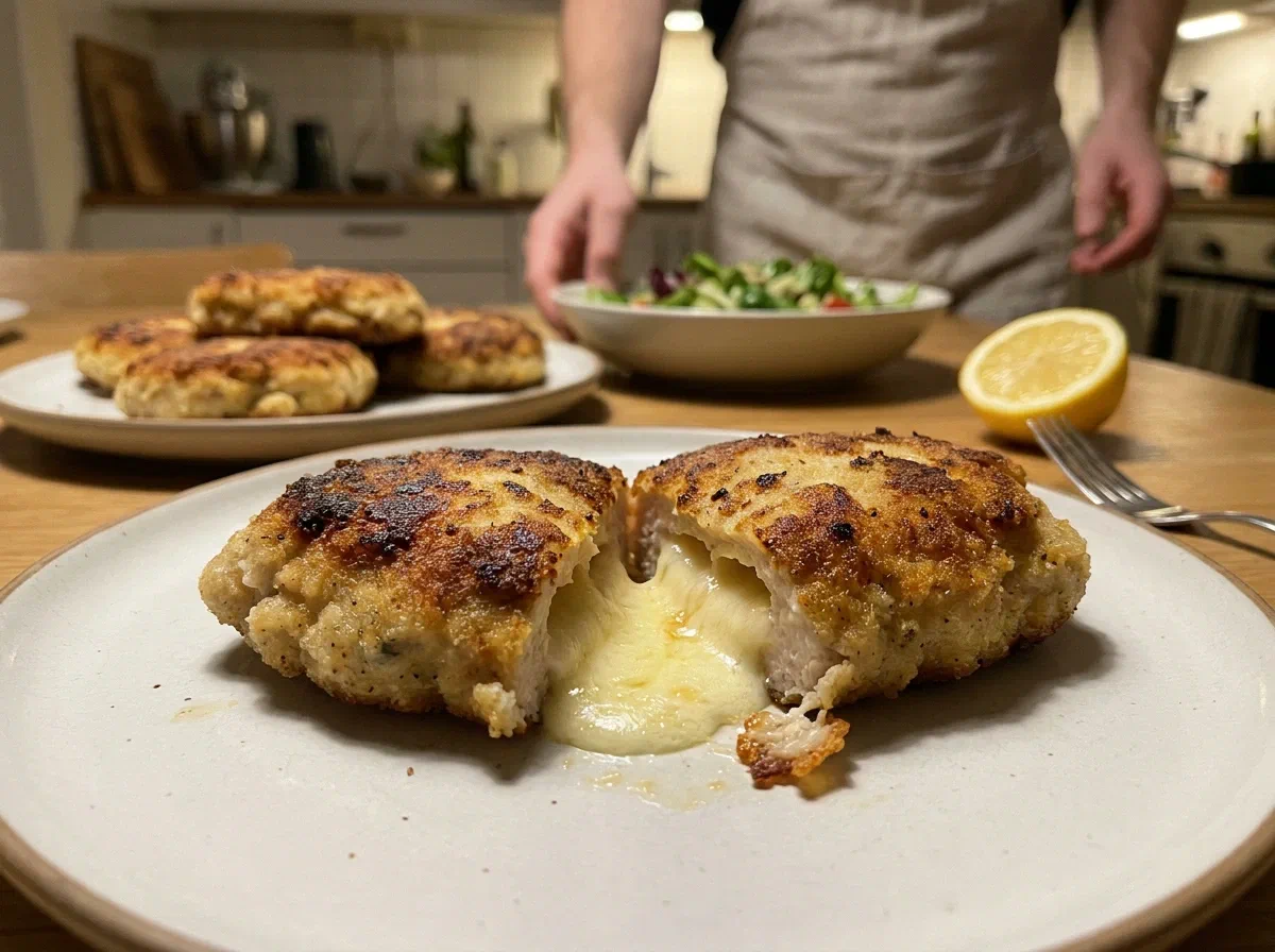 Cordon bleu di pollo fatti in casa, croccanti e filanti