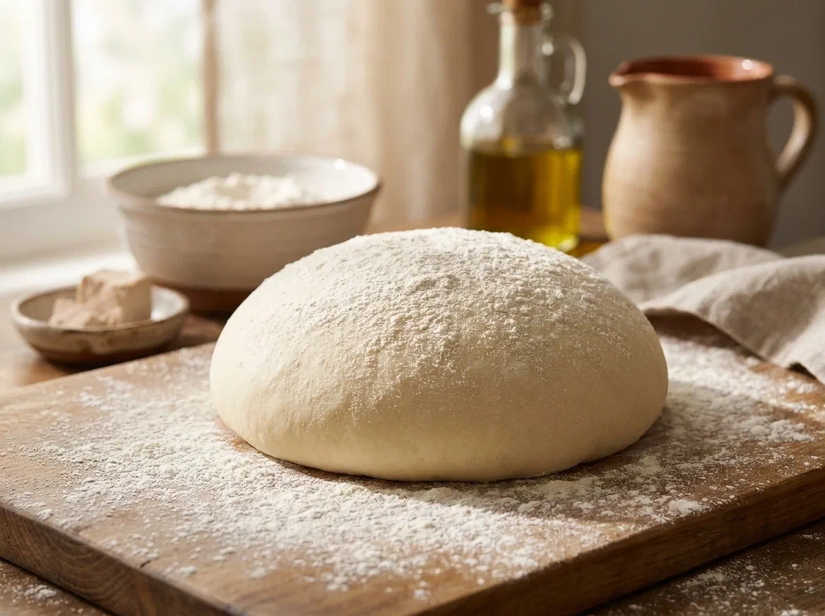 Impasto per pizza fatto in casa, leggero e digeribile