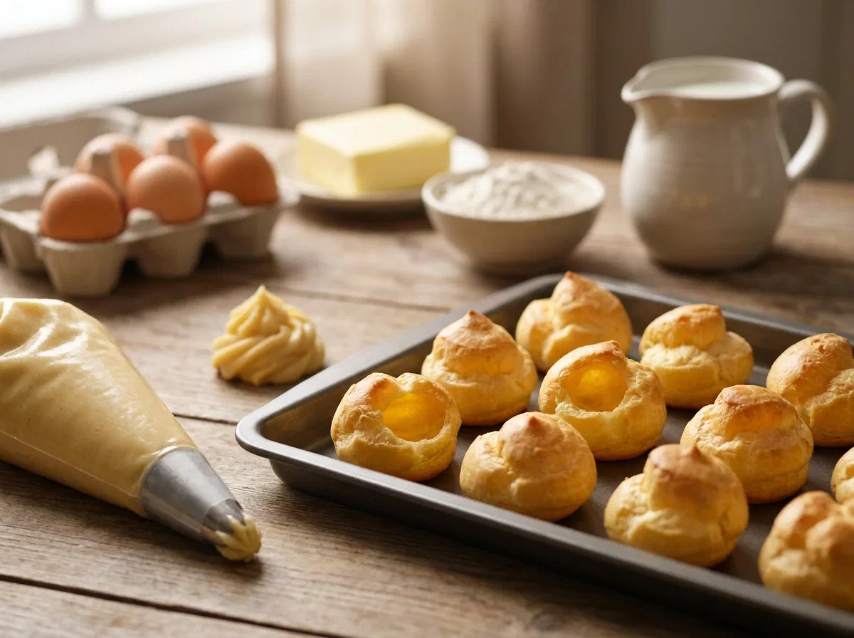 Pasta choux fatta in casa per bignè ed éclair