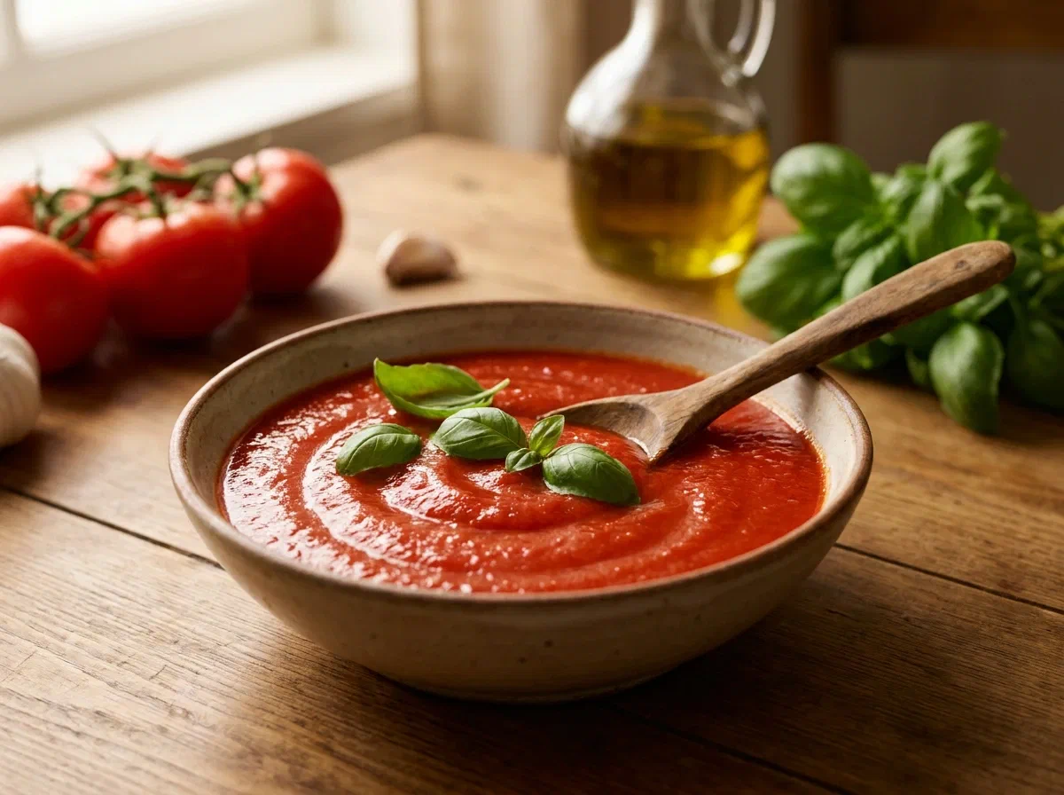 Salsa di pomodoro fatta in casa, semplice e veloce