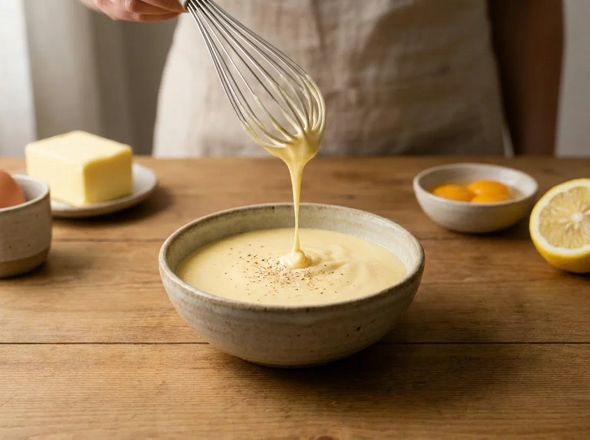 Salsa olandese cremosa, liscia e senza impazzire