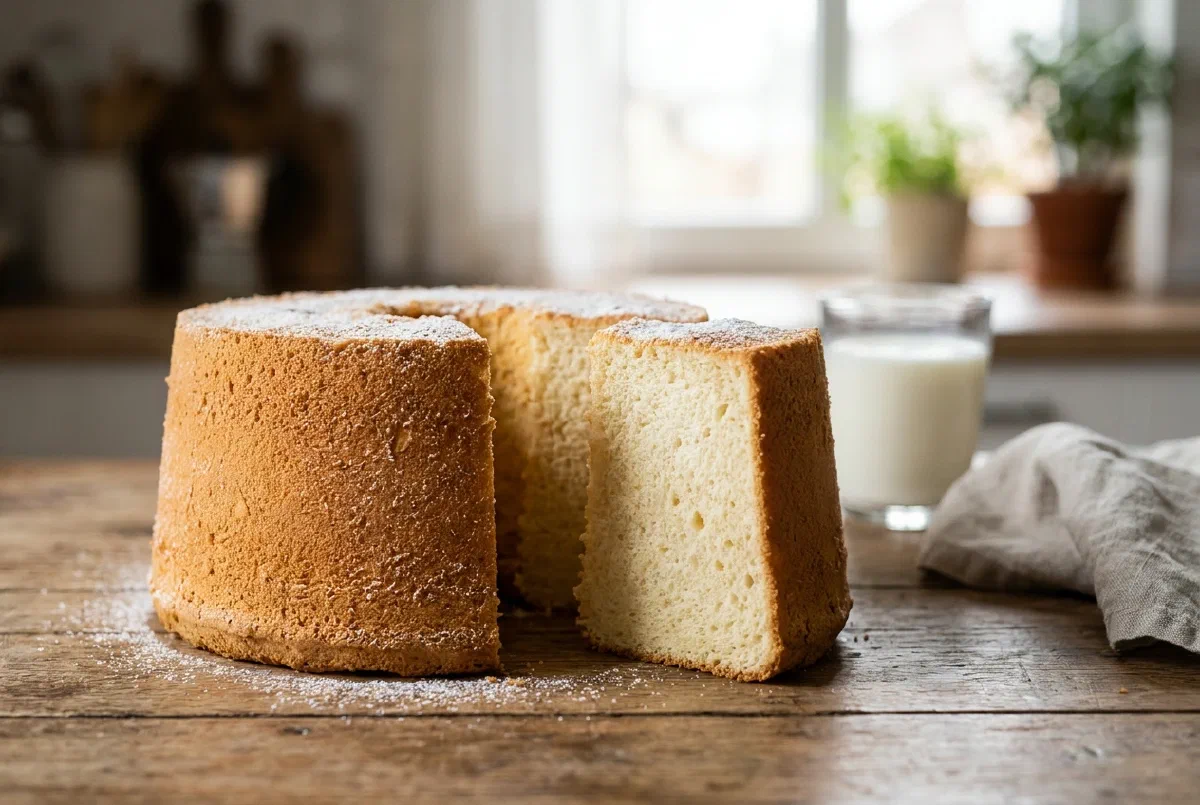 Chiffon cake senza latte e senza burro, alta e soffice