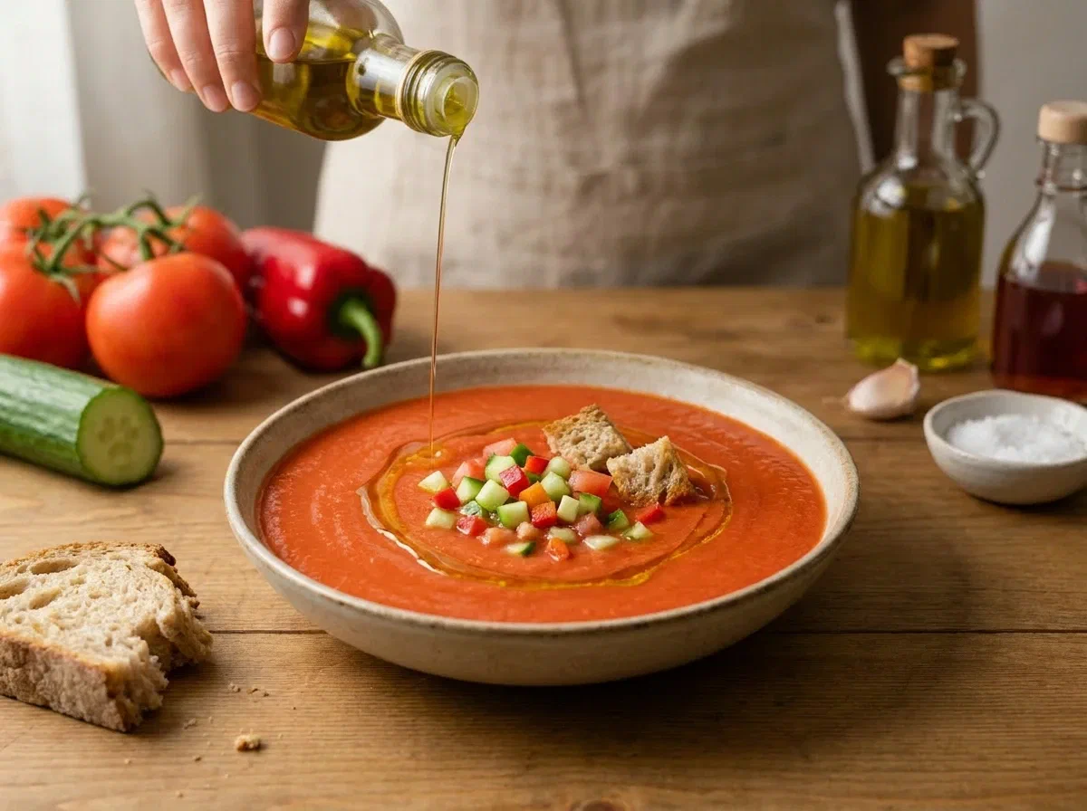 Gazpacho andaluso, zuppa fredda di pomodoro