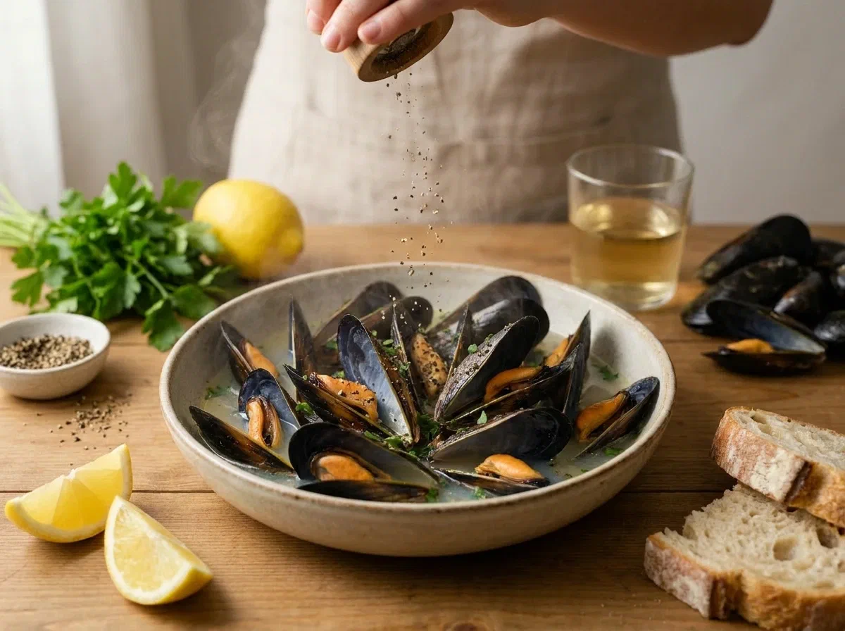 Impepata di cozze alla napoletana