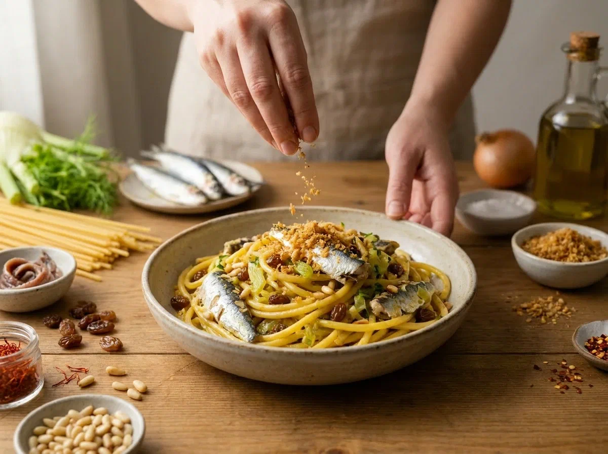 Pasta con le sarde alla siciliana