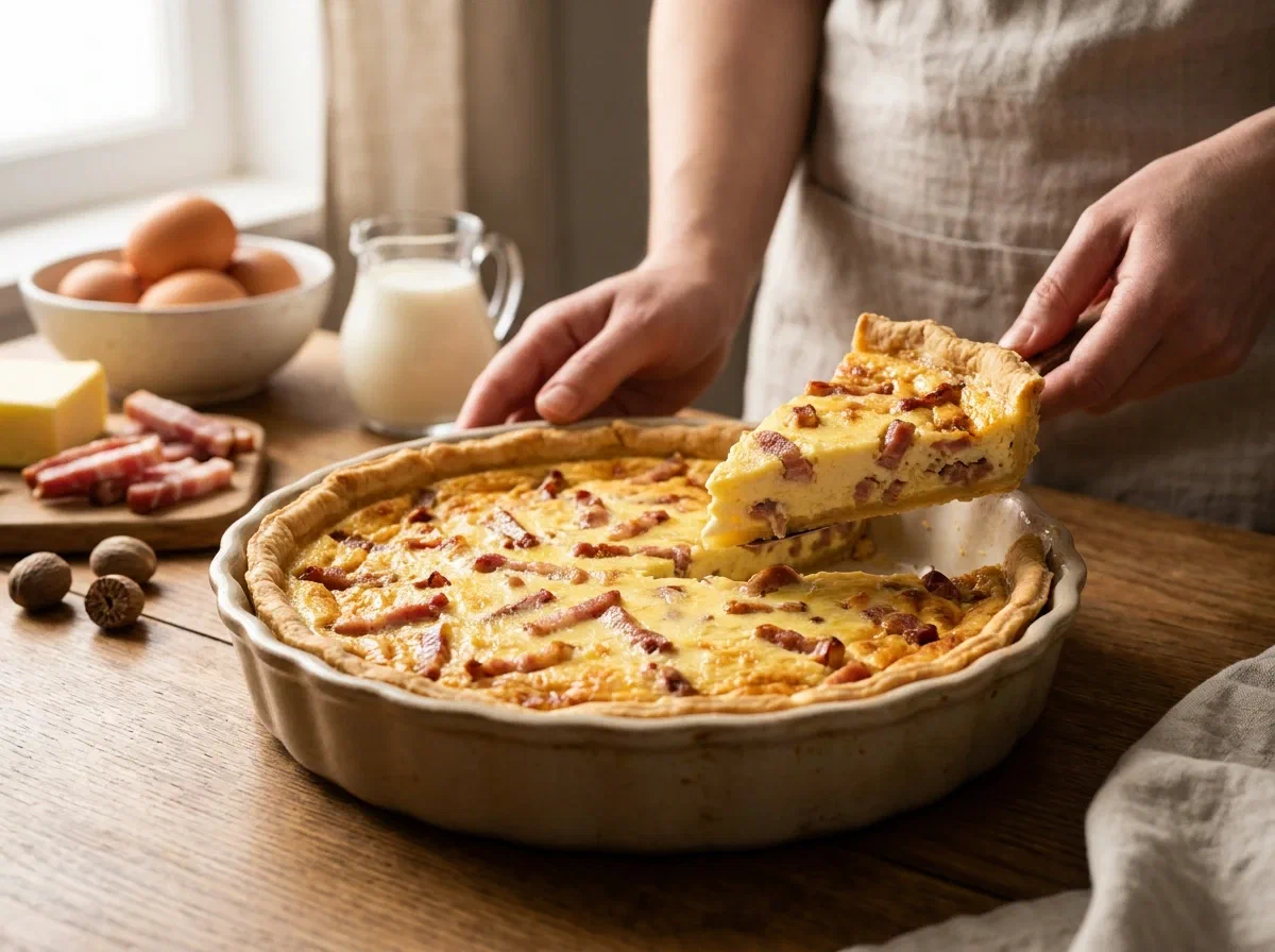Quiche lorraine, la torta salata francese con i lardons