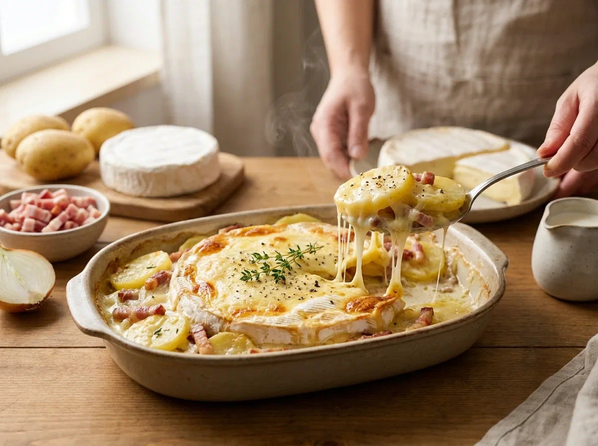 Tartiflette, il gratin di patate, pancetta e reblochon