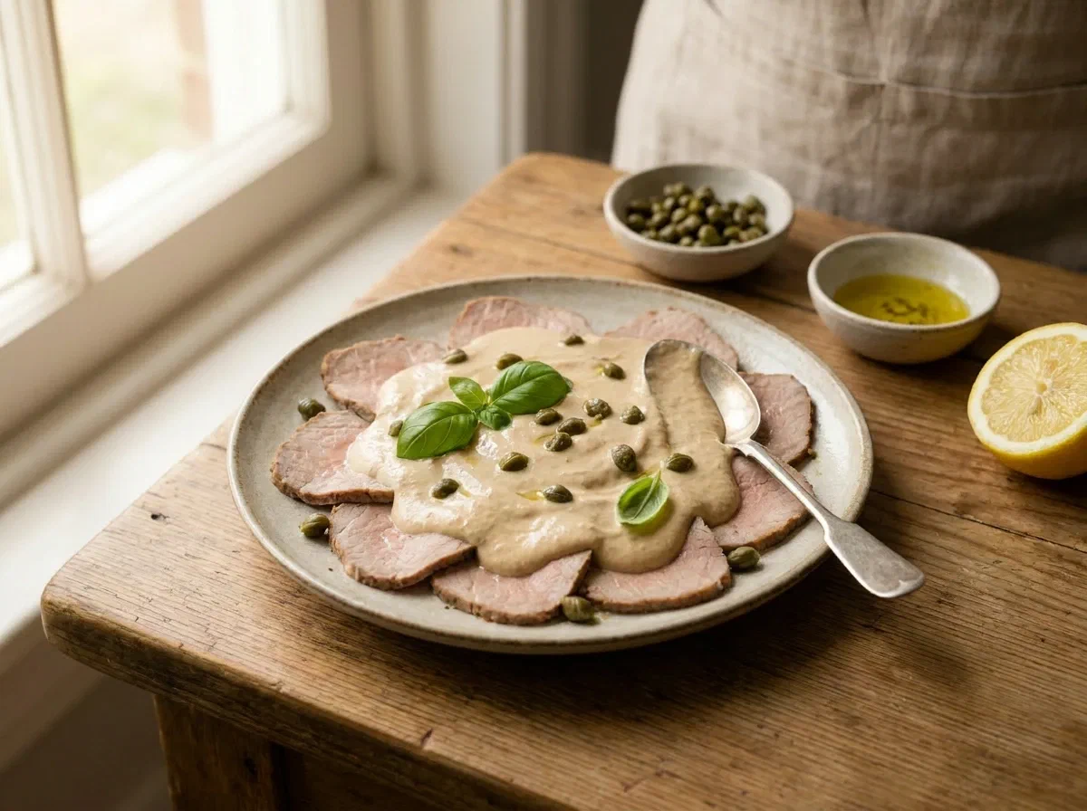 Vitello tonnato, la ricetta piemontese con salsa tonnata